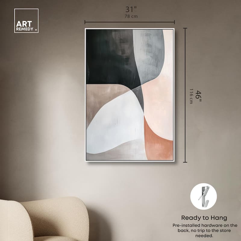 Curved Contour Canvas by Art Remedy
