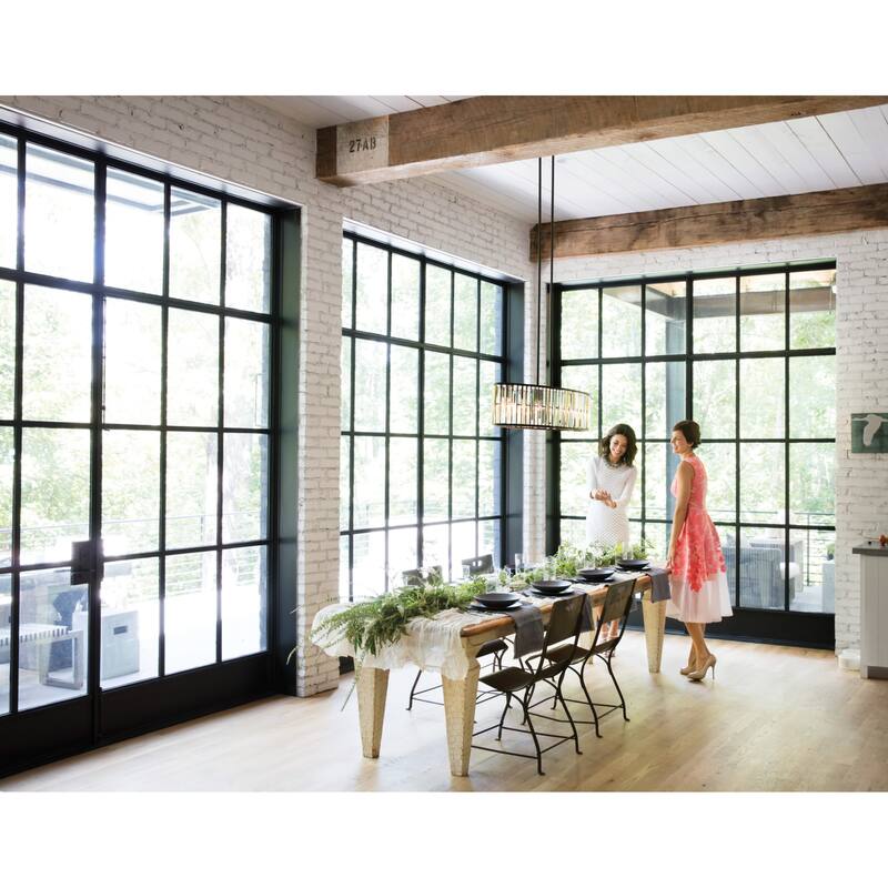 Fredrick Ramond 6 Light Chandelier From the Gemma Collection