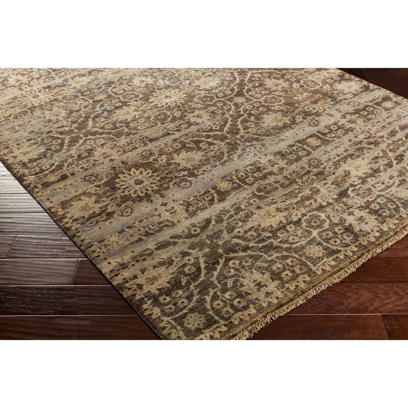 Hand Knotted Fowler Wool Area Rug
