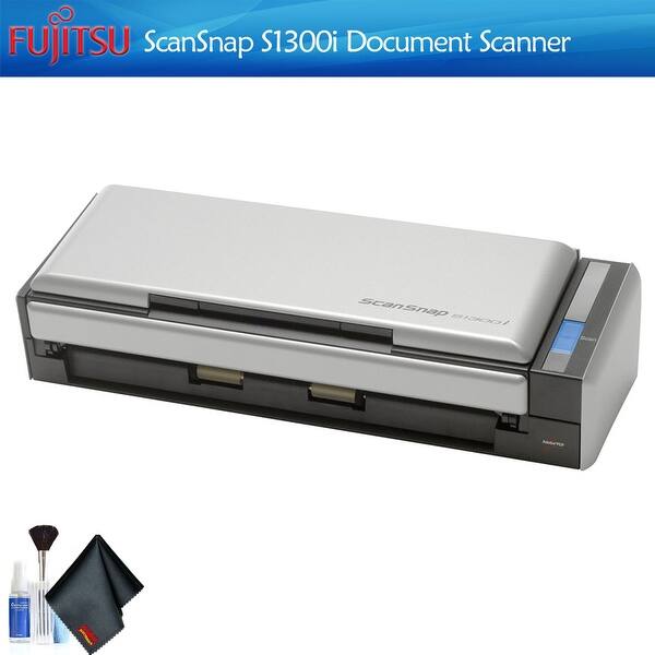 Shop Fujitsu Scansnap S1300i Document Scanner With Cleaning Set Bundle Overstock 26891423