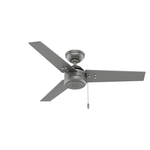 Hunter 44" Cassius Outdoor Ceiling Fan with Pull Chain