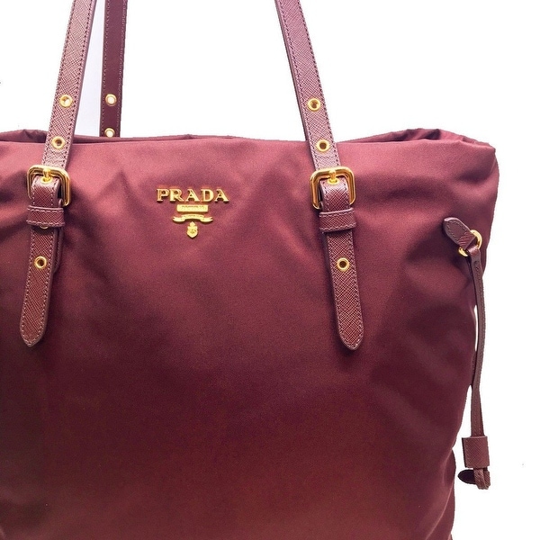 prada tessuto nylon tote bag