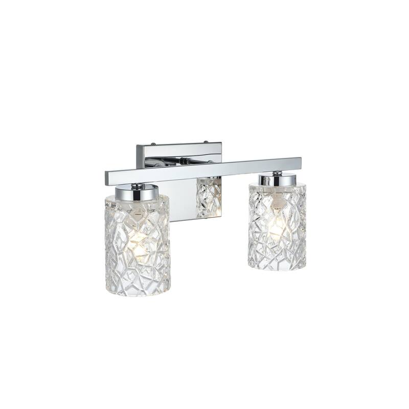 Elegant Lighting LD7026W14 Cassie 2 Light 14" Wide Vanity Light