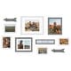preview thumbnail 19 of 27, Kate and Laurel Bordeaux Expression Gallery Wall Kit 10 Piece - Gray/White