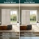 preview thumbnail 6 of 6, CHICOLOGY Adjustable Sliding Panels, 4-Rail Track, Light Filtering