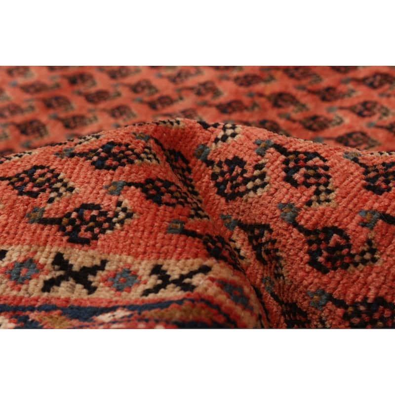 ECARPETGALLERY Hand-knotted Andelz Dark Copper Wool Rug - 3'6 x 10'4