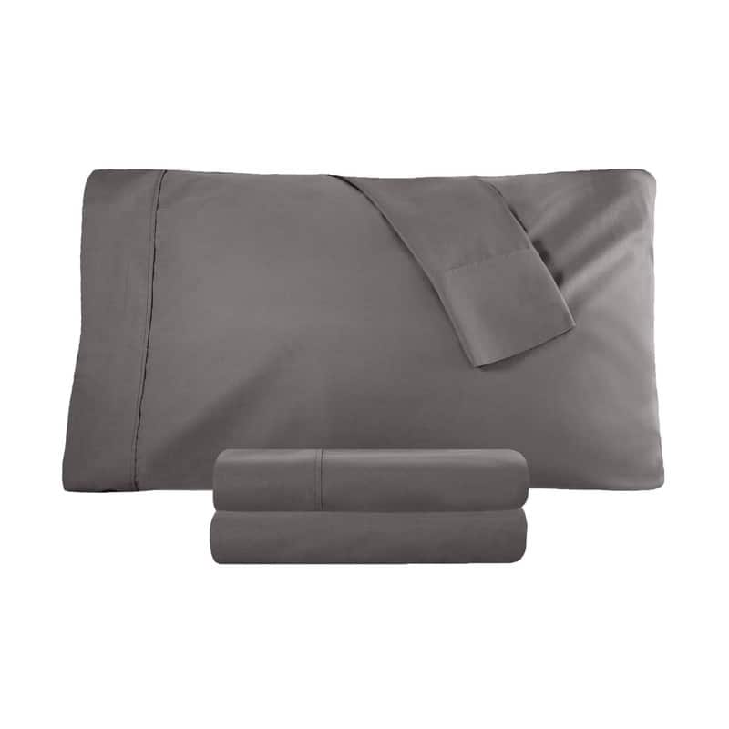 Superior 300 Thread Count Percale Cotton Deep Pocket Bed Sheet Set