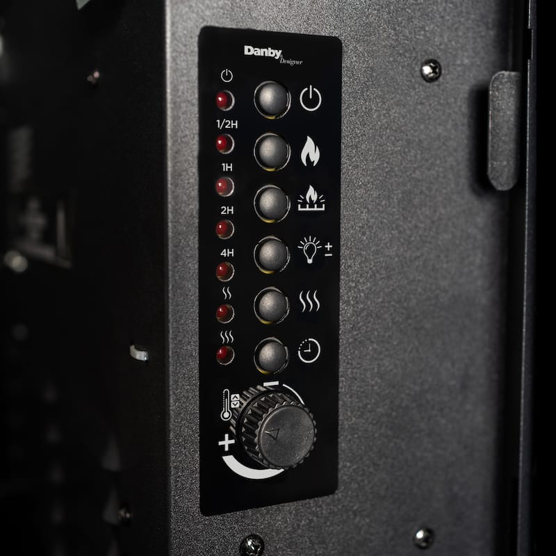 Danby Designer 22" Wall Mount Electric Fireplace in Black