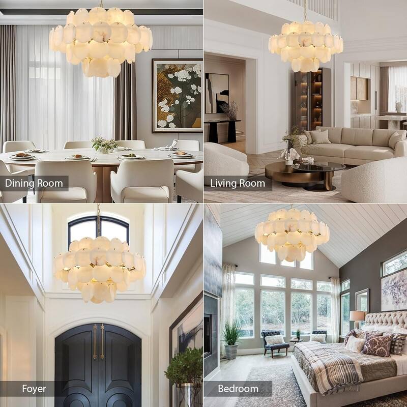 KAYLA Modern Natural Marble Living Room Chandeliers