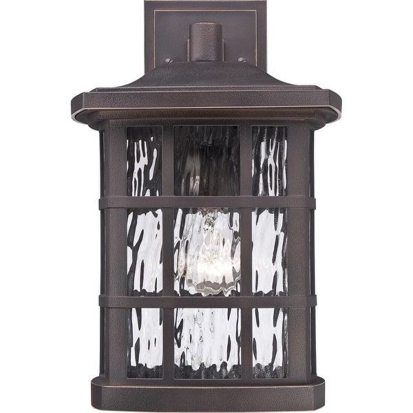 slide 2 of 4, Stonington 1-Light Outdoor Wall Lantern in Palladian Bronze Palladian Bronze
