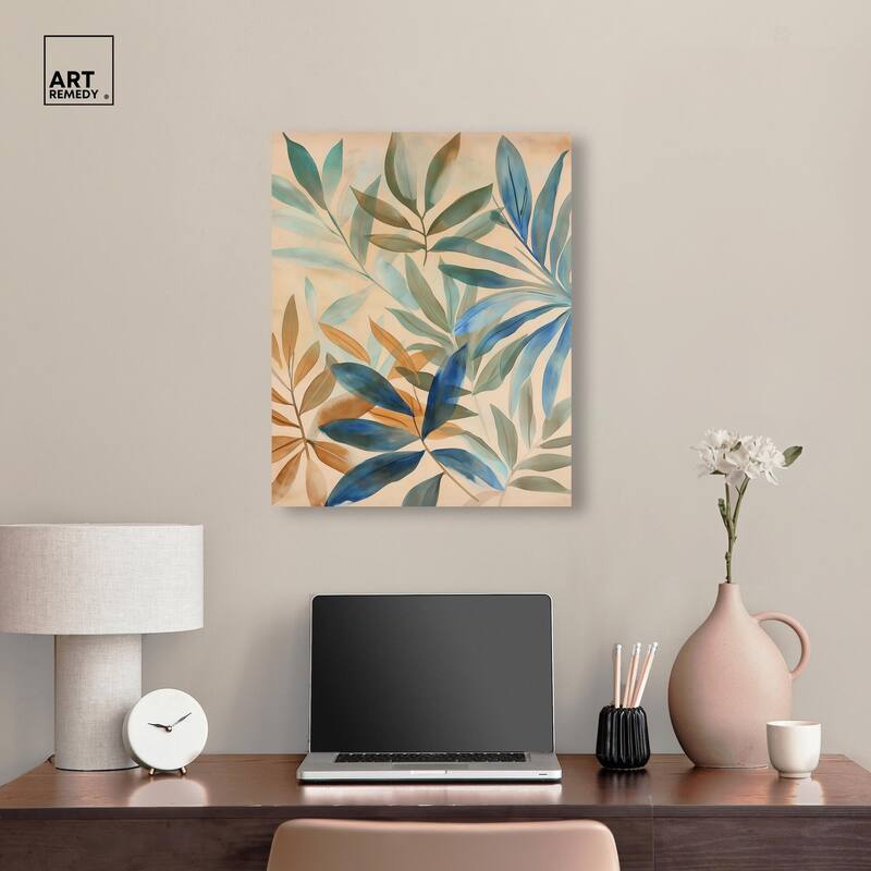 Leaf Labyrinth I Canvas by Art Remedy, Gallery Wrapped