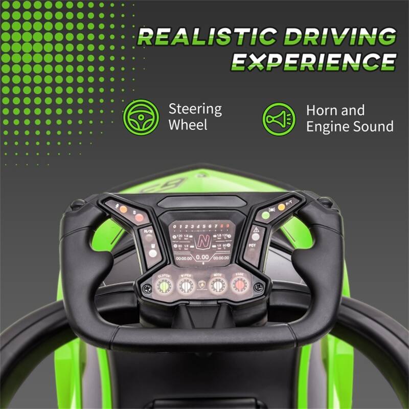 Baby Under-Seat Storage Ride-On Sliding Car with Detachable Push Handle and Steering Wheel - 34" L x 15.75" W x 35.25" H