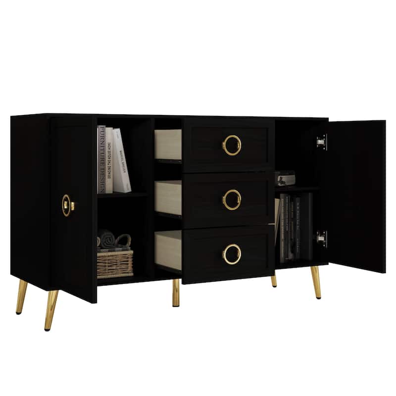 CraftPorch Contemporary Glam Sideboard Cabinet
