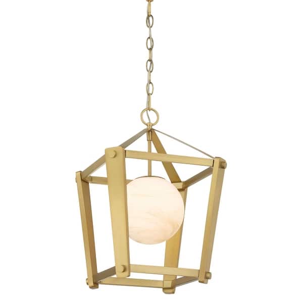 slide 2 of 7, Minka Lavery 3784 Shimmer 13" Wide Pendant with Etched Opal Glass