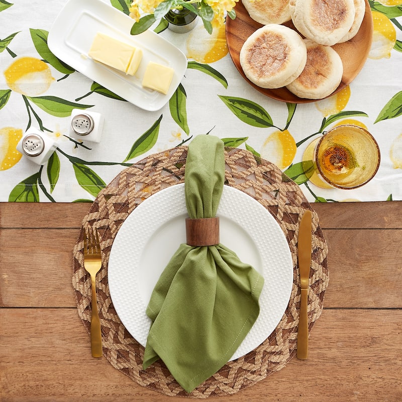 DII Solid Cotton Napkin Set/6
