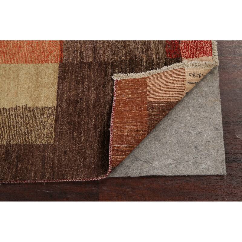 Modern Gabbeh Kashkoli Oriental Area Rug Wool Hand-knotted Carpet - 3'0" x 4'7"