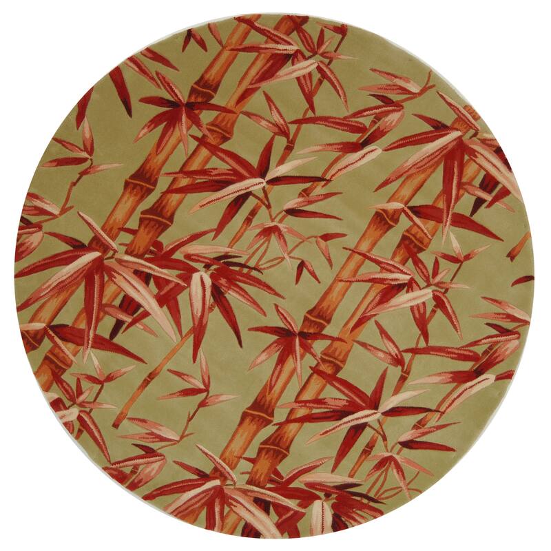 SAFAVIEH Handmade Mandarin Catrien French Country Floral Wool Rug