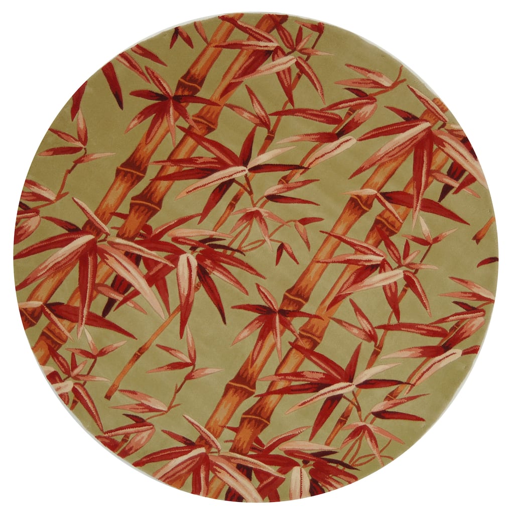 SAFAVIEH Handmade Mandarin Emmanuella French Country Floral Wool Rug