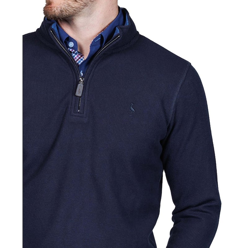 Tailorbyrd Men's Cozy Knit Quarter Zip Pullover