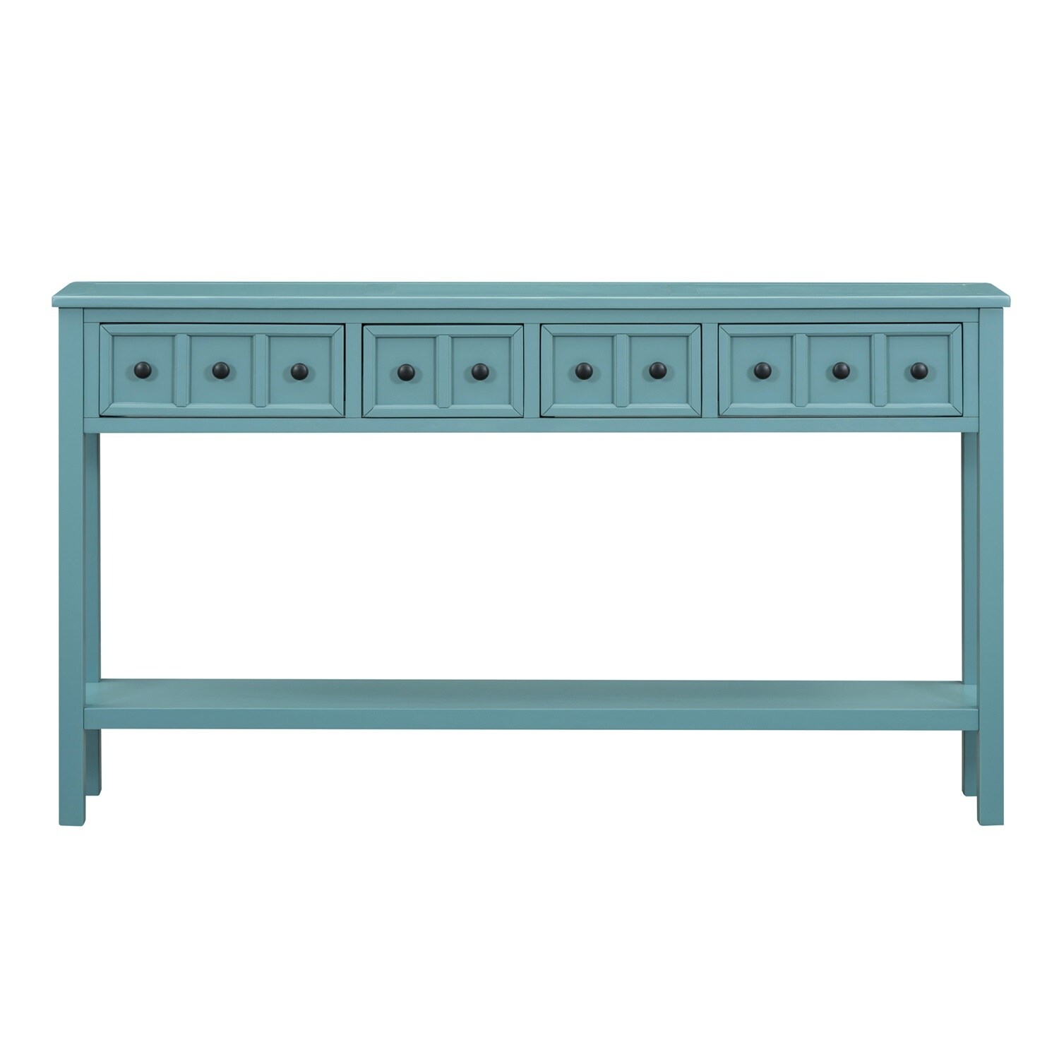 Merax 60" Long Console Table with Different Size Drawers and - Picture 19 of 25