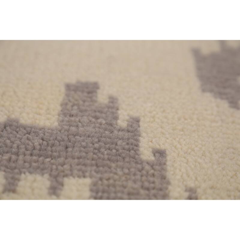 Moroccan Oriental Area Rug Handmade Wool Carpet - 5'1" x 7'11"