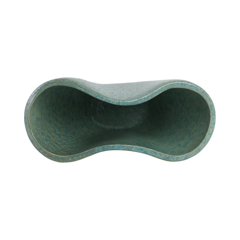 Earthenware Decorative Vase Textured Handmade Elegant Centerpiece