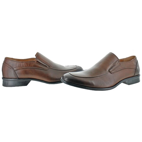 kenneth cole men's mix leather apron toe loafers