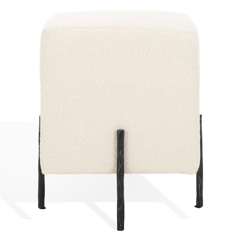 SAFAVIEH Couture Jessa Square Boucle Ottoman
