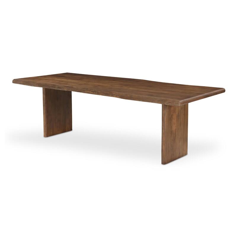 NADAAL STUDIOS Jorah, Large Wooden Dining Table, Brown