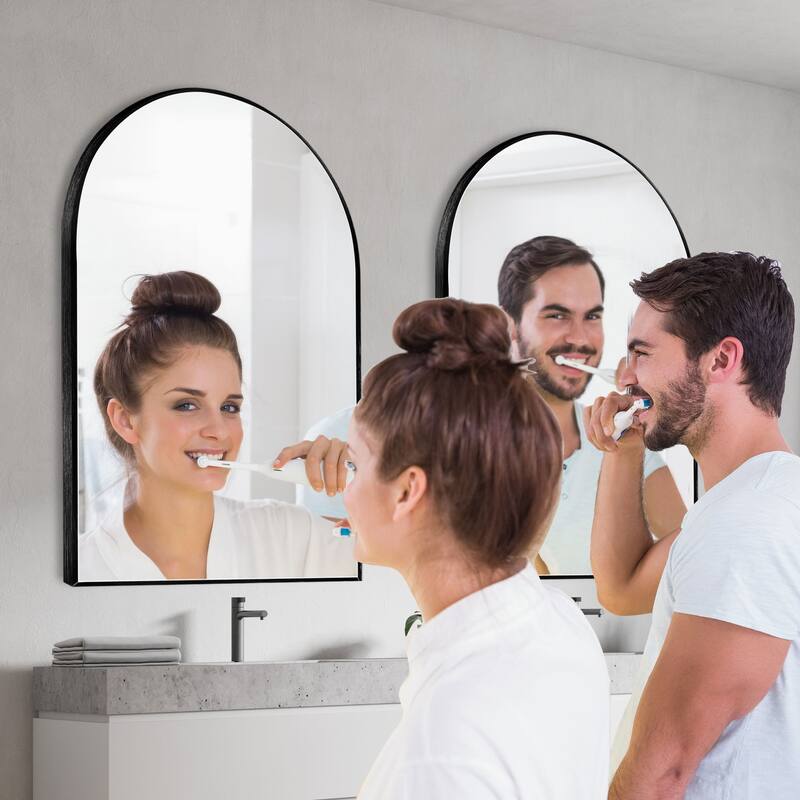 Bathroom Arch Aluminum Wall Mirror Vanity Mirrors