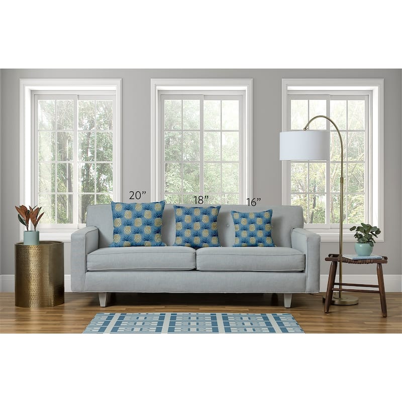 Ahoy Nautical Indoor/Outdoor Throw Pillow