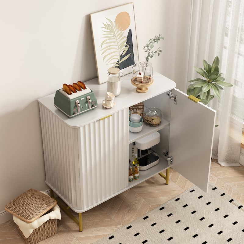 Clihome Modern MDF 2-Door Accent Sideboard