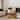 Rein Modern Coffee Table, Rustic Wood Square Coffee Table with Rounded Edge
