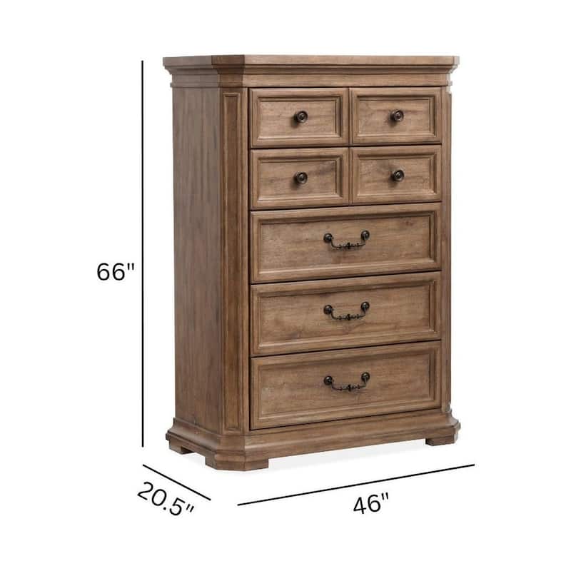 Magnussen Home Adler Court Florentine Walnut Drawer Chest