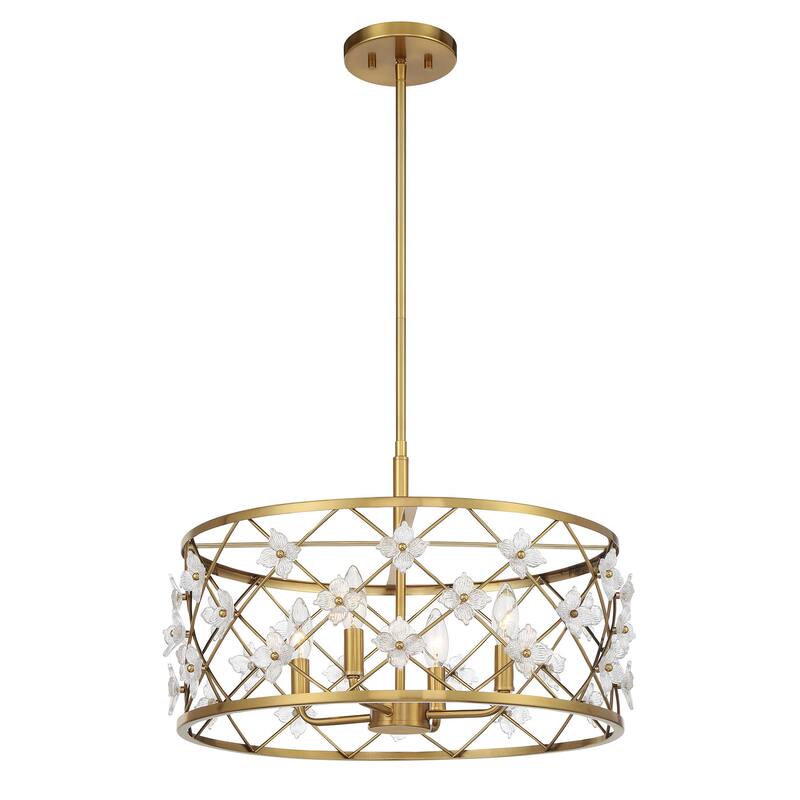 Savoy House 6-8410-4 Bailey 4 Light 20" Wide LED Taper Candle Style