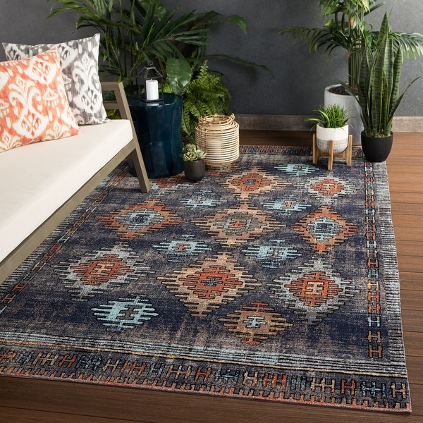 The Curated Nomad Lilah Tribal Indoor/ Outdoor Area Rug. Opens flyout.