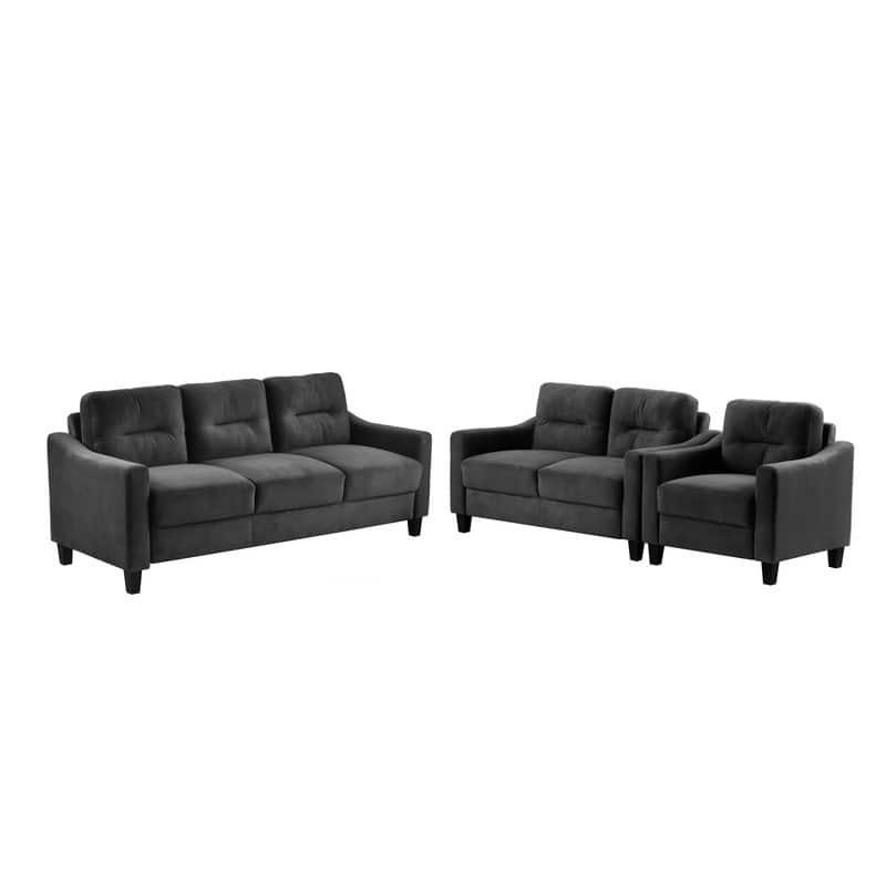 Modular Velvet Couch Comfortable Sectional Sofa with Detachable Design