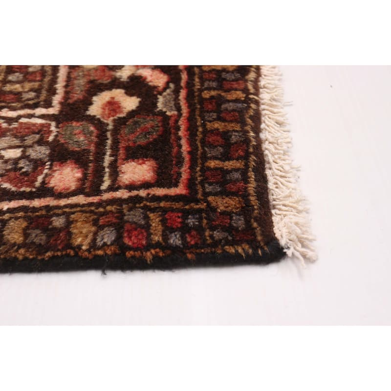 ECARPETGALLERY Hand-knotted Andelz Dark Red Wool Rug - 3'9 x 11'0