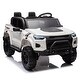 preview thumbnail 21 of 76, Two-Seater 24V Kids Ride On Electric Pickup Toy with 4WD, Music, and Parental Remote Control for Children 3+ White