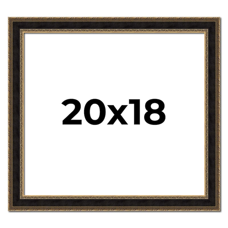 20x18 Frame Gold Antique Vintage Sold Wood Picture Frame | 1.75 Inch
