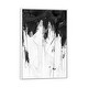 preview thumbnail 4 of 10, iCanvas "Macy" by Alexis Marcou Framed White - 26x18