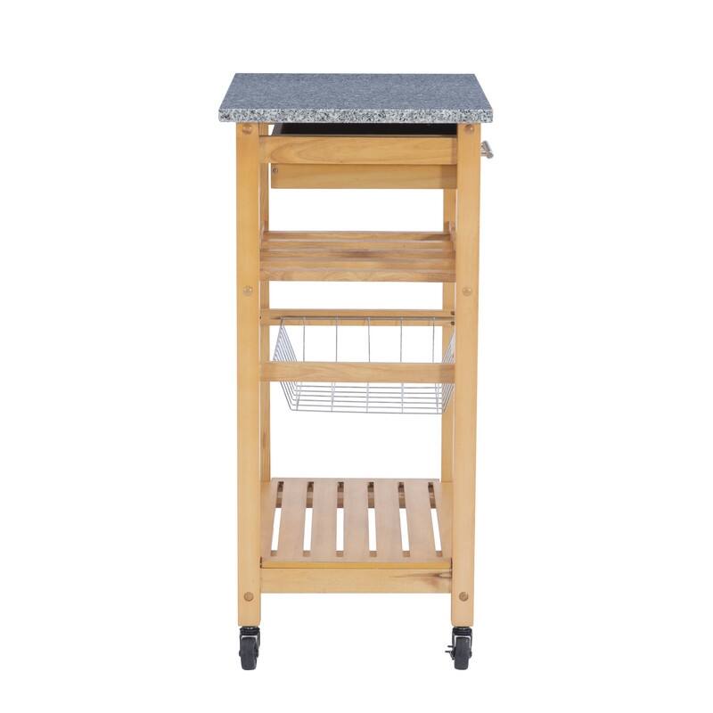 Jake Compact Mobile Rolling Kitchen Cart