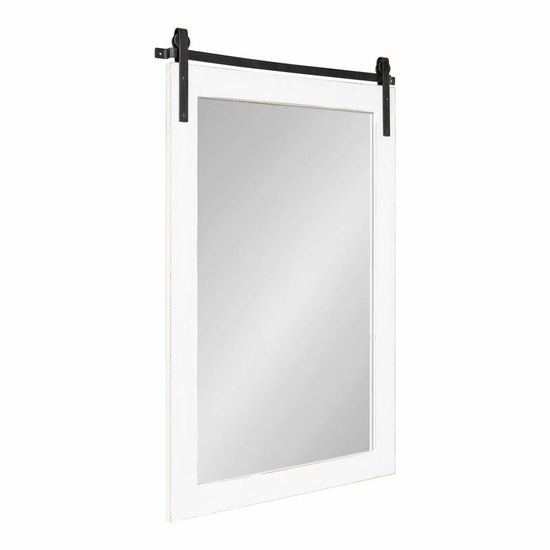 Kate and Laurel Cates Rustic Rectangular Wall Mirror
