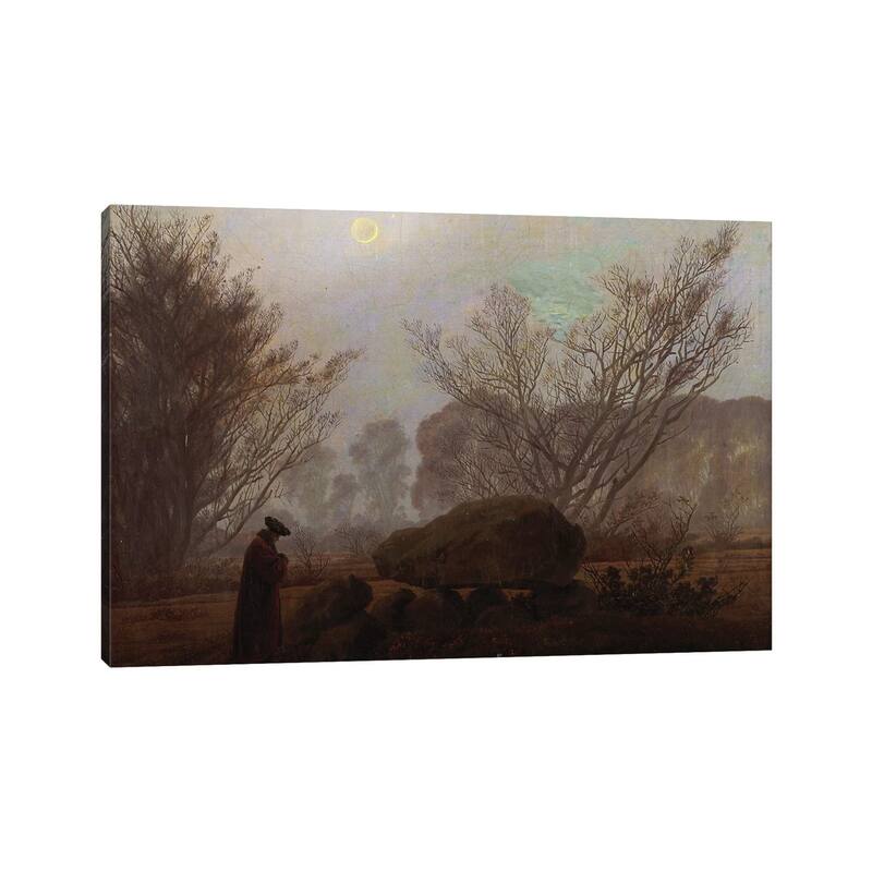 iCanvas "A Walk in the Mountains " by Caspar David Friedrich Canvas Print