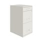 preview thumbnail 1 of 4, Space Solutions 18" Deep 3 Drawer Metal File Cabinet, Pearl White