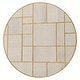 preview thumbnail 4 of 4, Uttermost Geometric Round Mirror - 45'' H X 45'' W X 0.75'' D