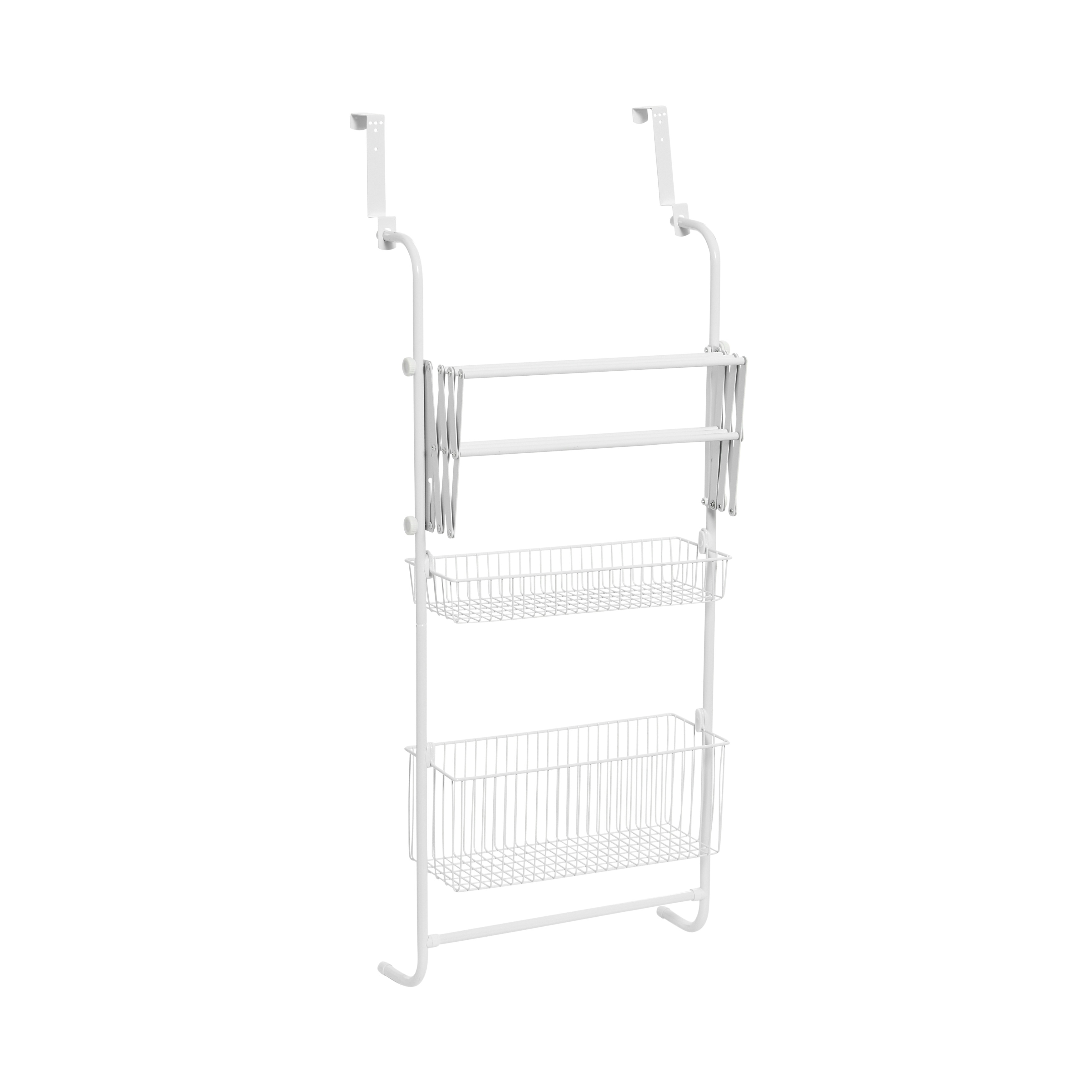 SONGMICS 2-Level Clothes Drying Rack, Stainless Steel Laundry Rack