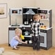 preview thumbnail 10 of 18, Costway Pretend Play Kitchen for Kids Toddler Aged 3+ Wooden Toy Set - See Details