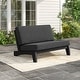 preview thumbnail 27 of 72, Patio Teak Wood Outdoor Loveseat with Cushion