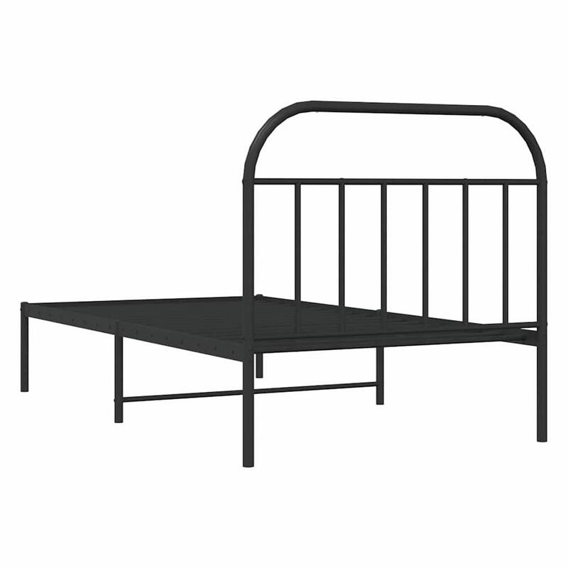 vidaXL 12 Inches Metal Bed Frame No Mattress